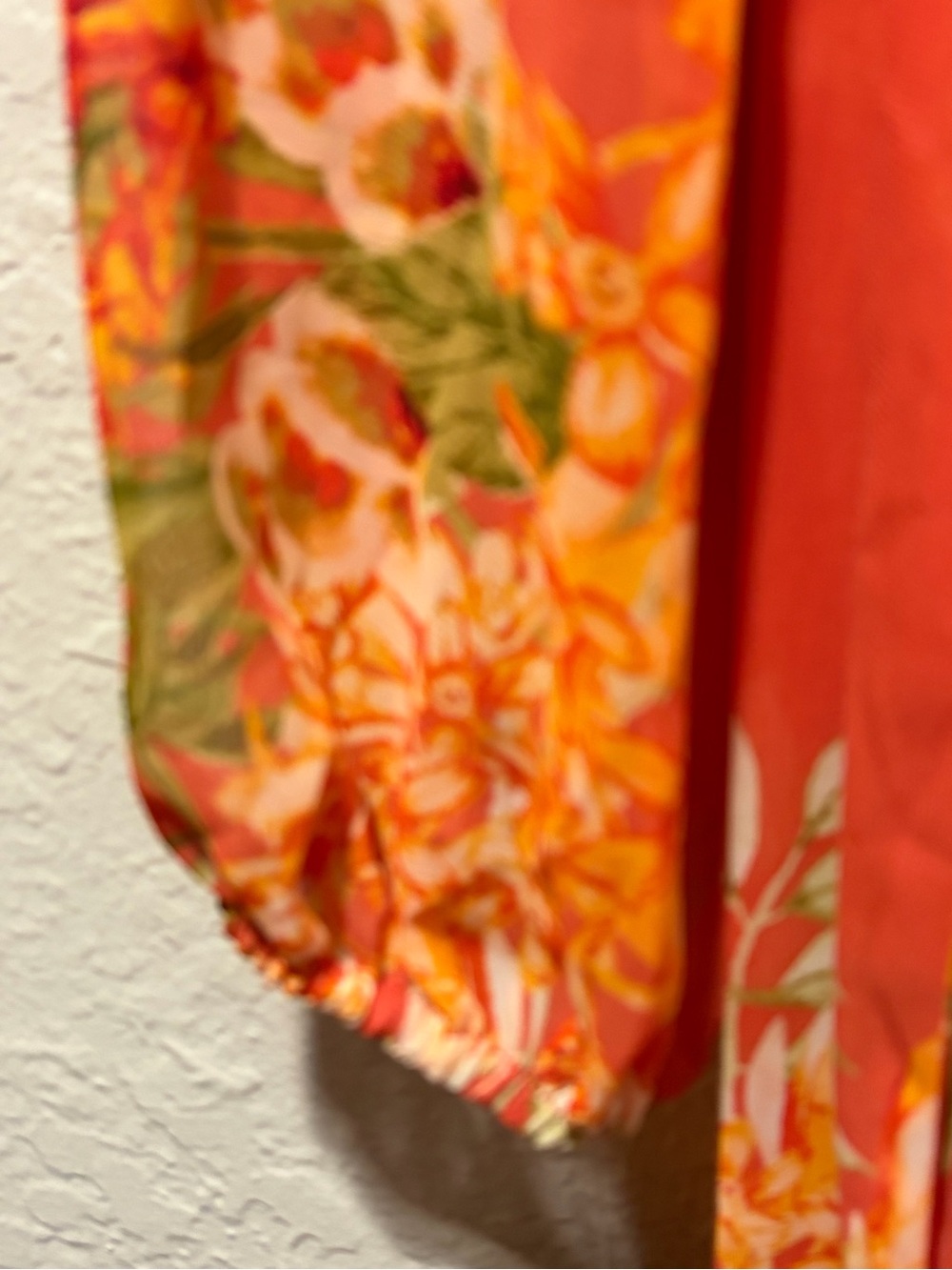 INC International Concepts Coral Floral Long-Sleeve Maxi Dress - Picture 6 of 9